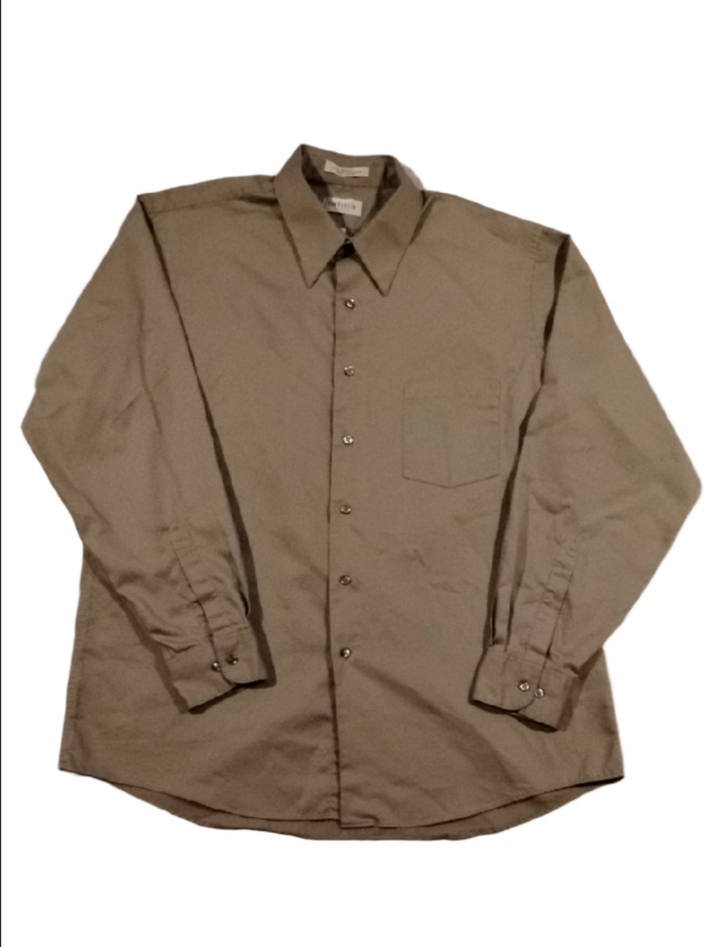 3/$20 Van Heusen Men's Green Long-Sleeve Button-Down Shirt